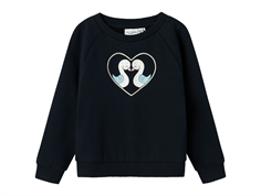 Name It dark sapphire heart swan sweatbluse